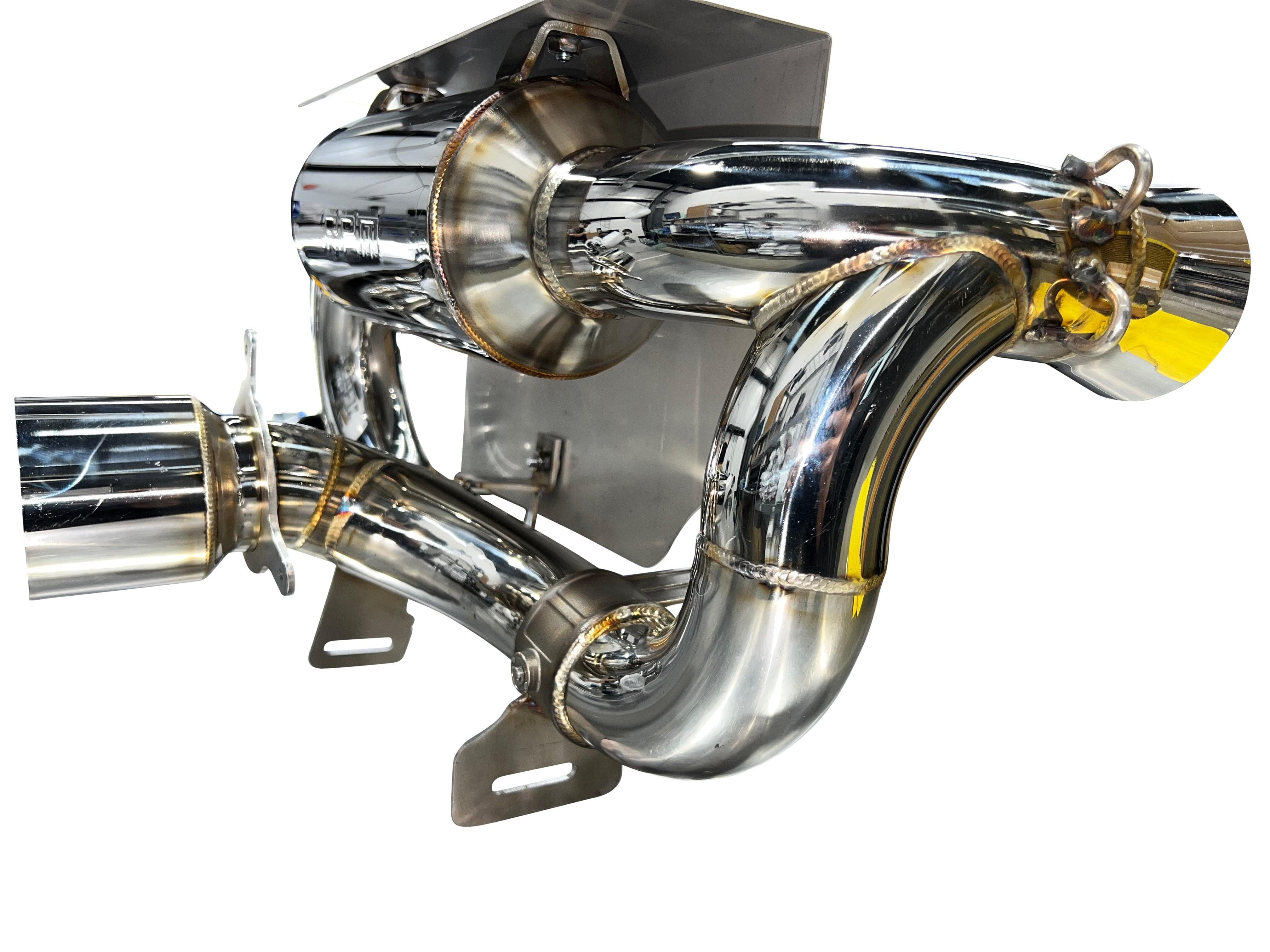 Photo of Can-Am Maverick X3 Turbo R & RR RPM-SxS E-VALVE Slip On Exhaust Sport Muffler (2017-2023) by RPM SXS - Premium Exhaust Systems & Components for UTVs / Side by Sides