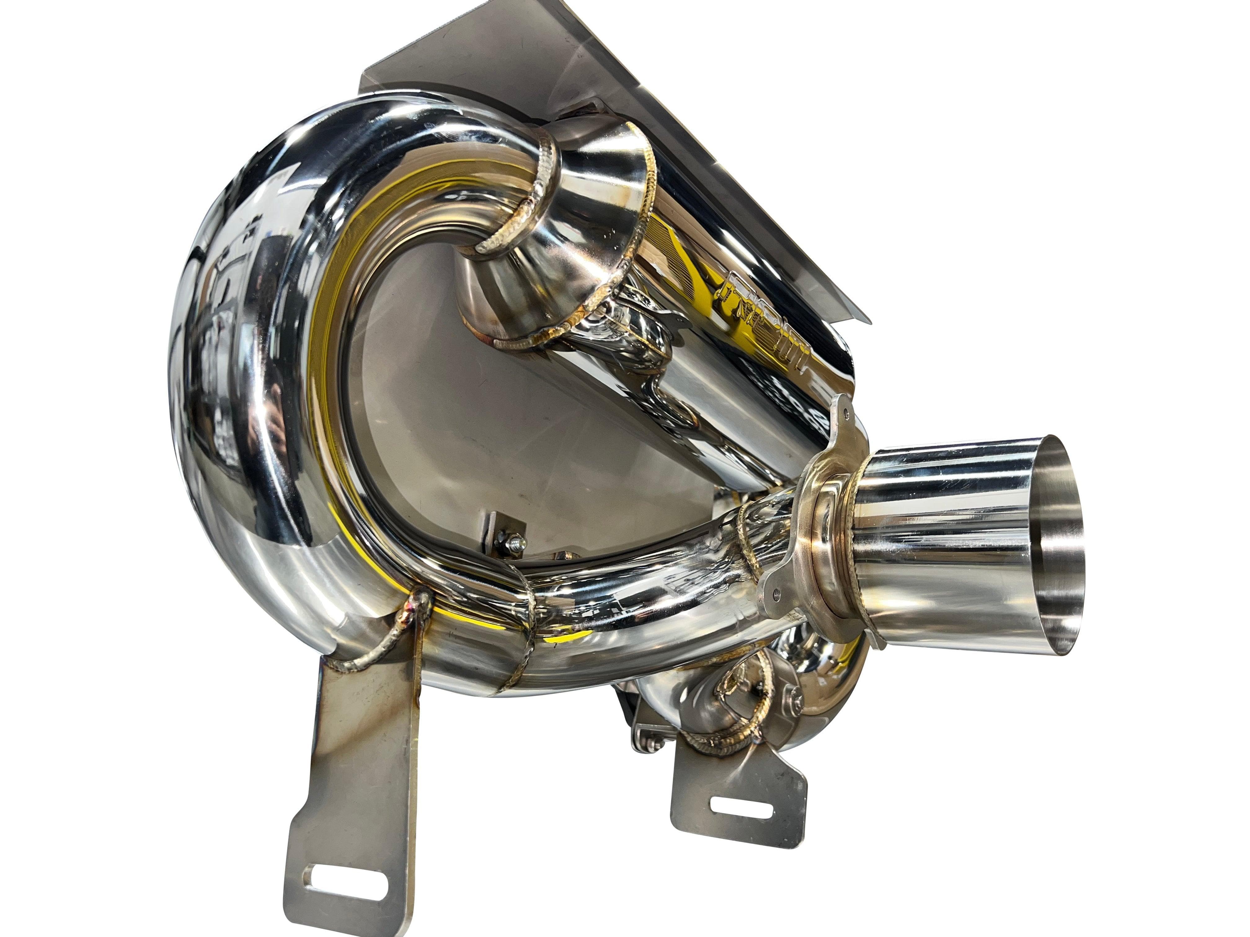 Photo of Can-Am Maverick X3 Turbo R & RR RPM-SxS E-VALVE Slip On Exhaust Sport Muffler (2017-2023) by RPM SXS - Premium Exhaust Systems & Components for UTVs / Side by Sides