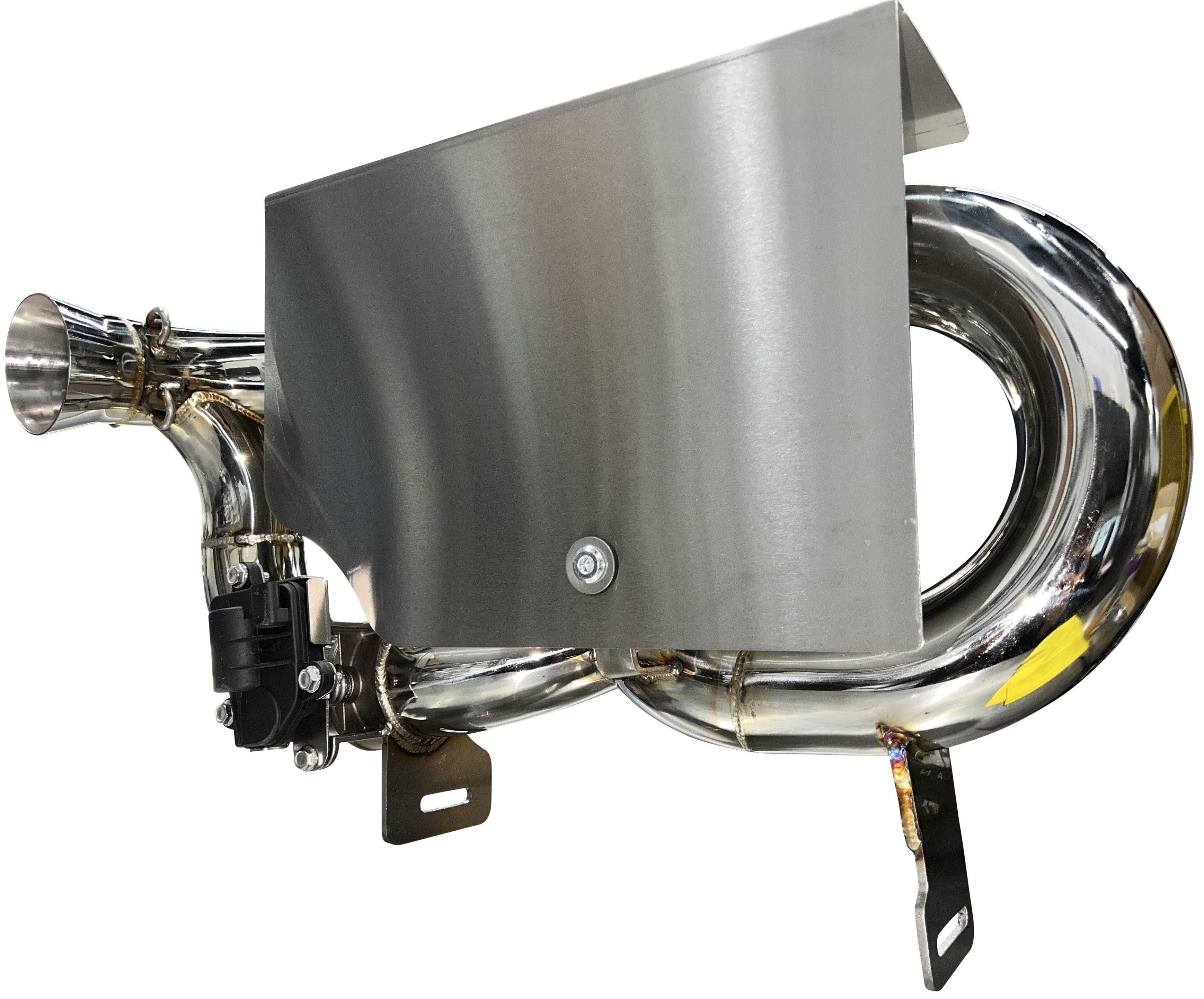 Photo of Can-Am Maverick X3 Turbo R & RR RPM-SxS E-VALVE Slip On Exhaust Sport Muffler (2017-2023) by RPM SXS - Premium Exhaust Systems & Components for UTVs / Side by Sides