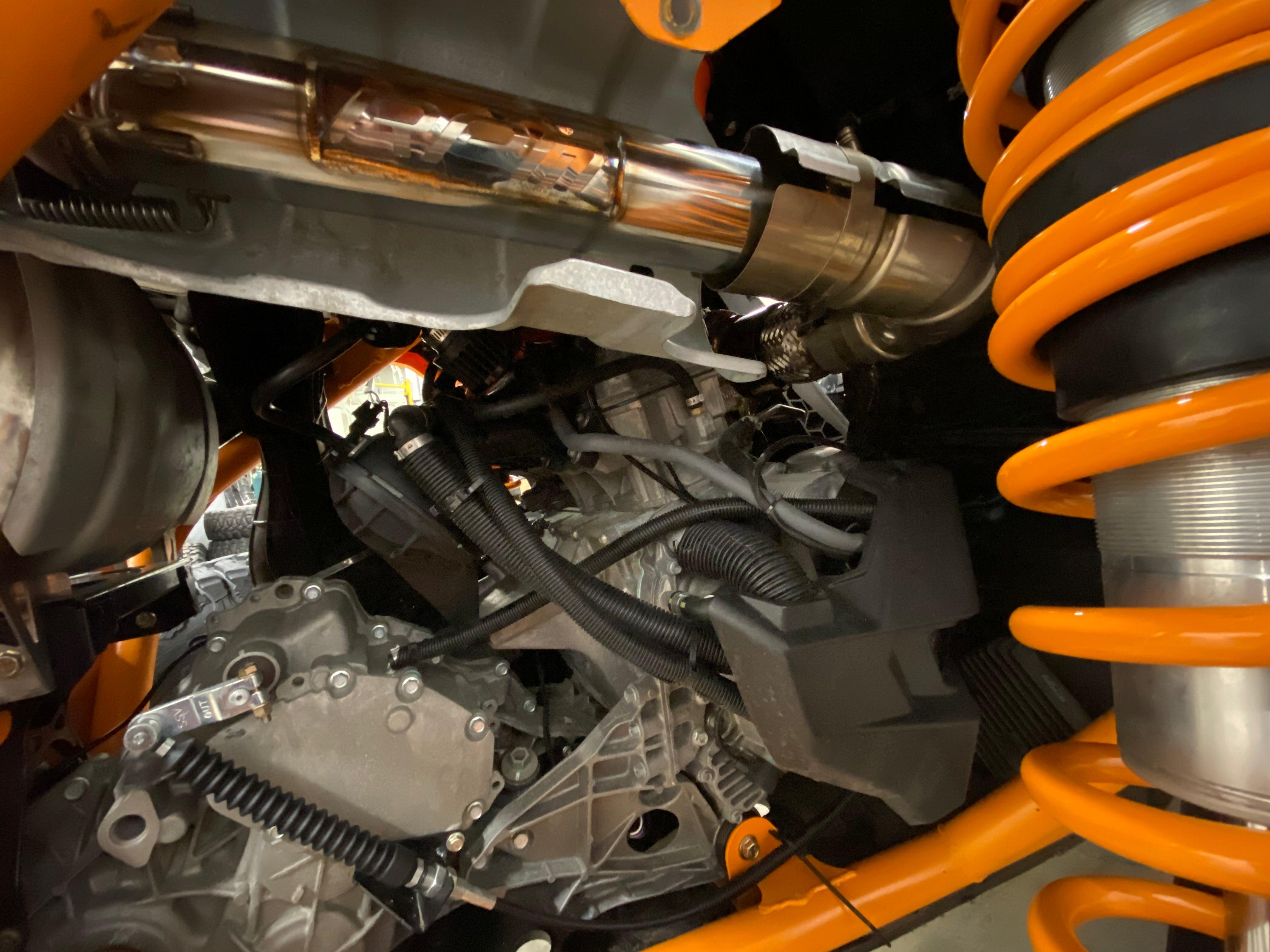 Photo of Can-Am Maverick X3 Turbo R & RR RPM Big Mouth Cat Delete Bypass Mid Race Pipe by RPM SXS - Premium Exhaust Systems & Components for UTVs / Side by Sides