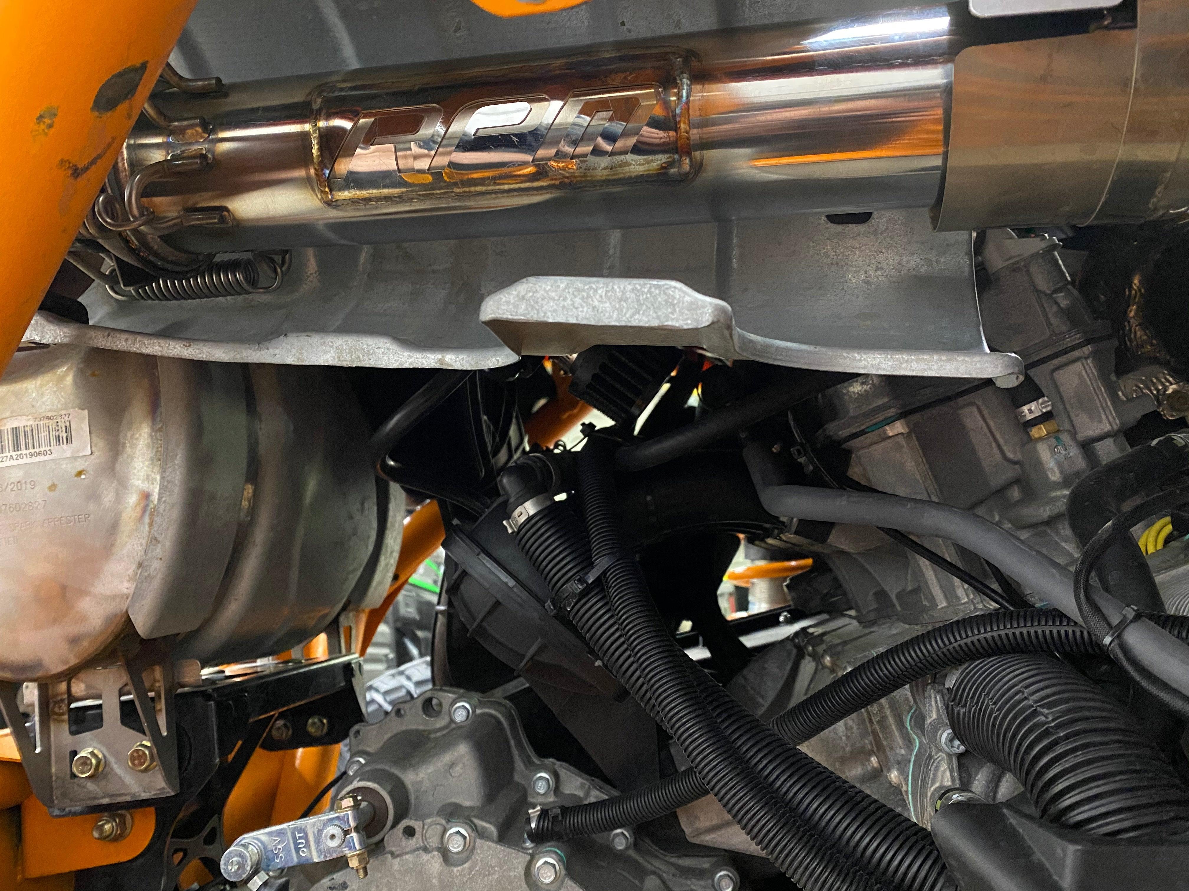Photo of Can-Am Maverick X3 Turbo R & RR RPM Big Mouth Cat Delete Bypass Mid Race Pipe by RPM SXS - Premium Exhaust Systems & Components for UTVs / Side by Sides