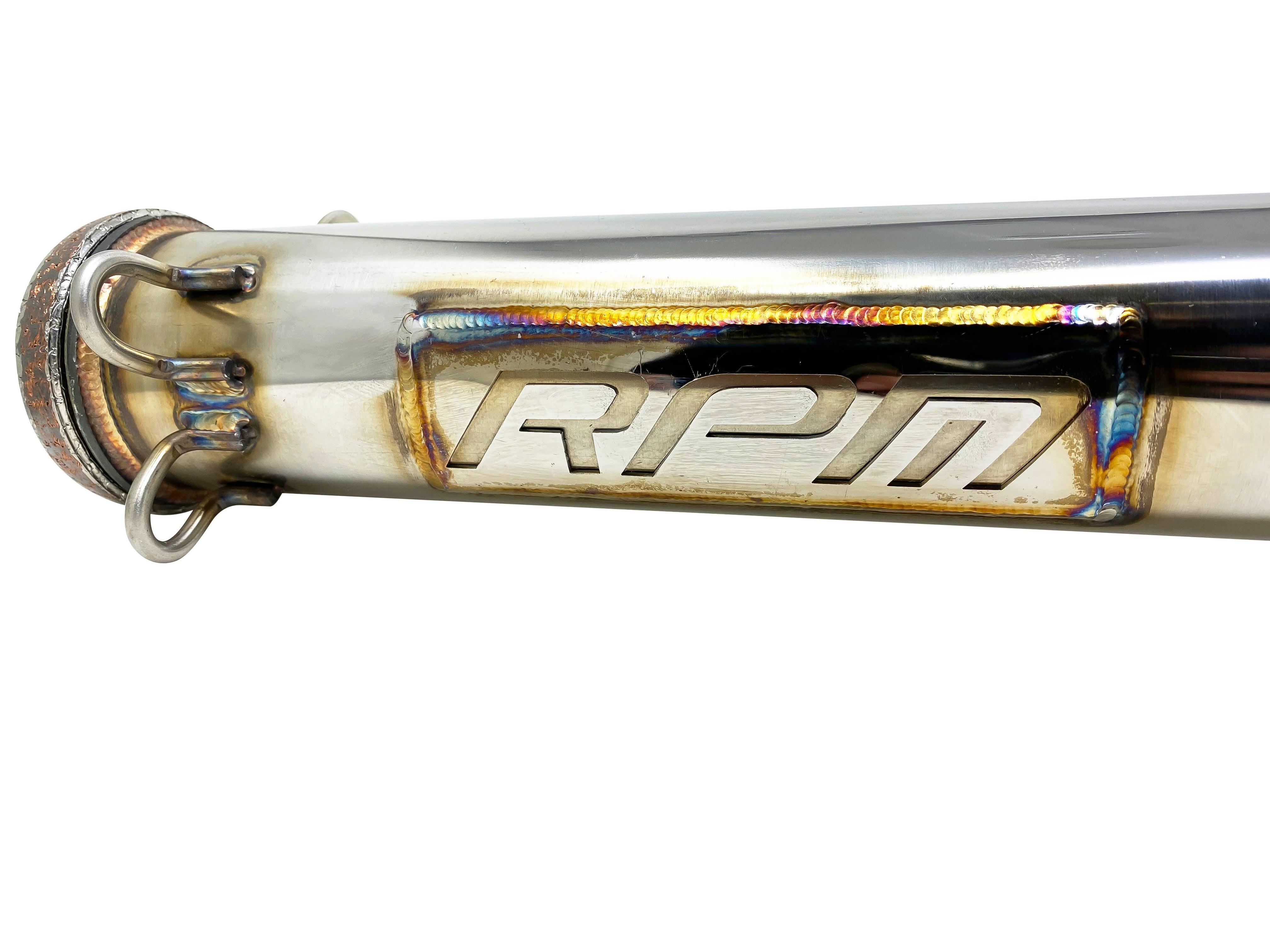 Photo of Can-Am Maverick X3 Turbo R & RR RPM Big Mouth Cat Delete Bypass Mid Race Pipe by RPM SXS - Premium Exhaust Systems & Components for UTVs / Side by Sides