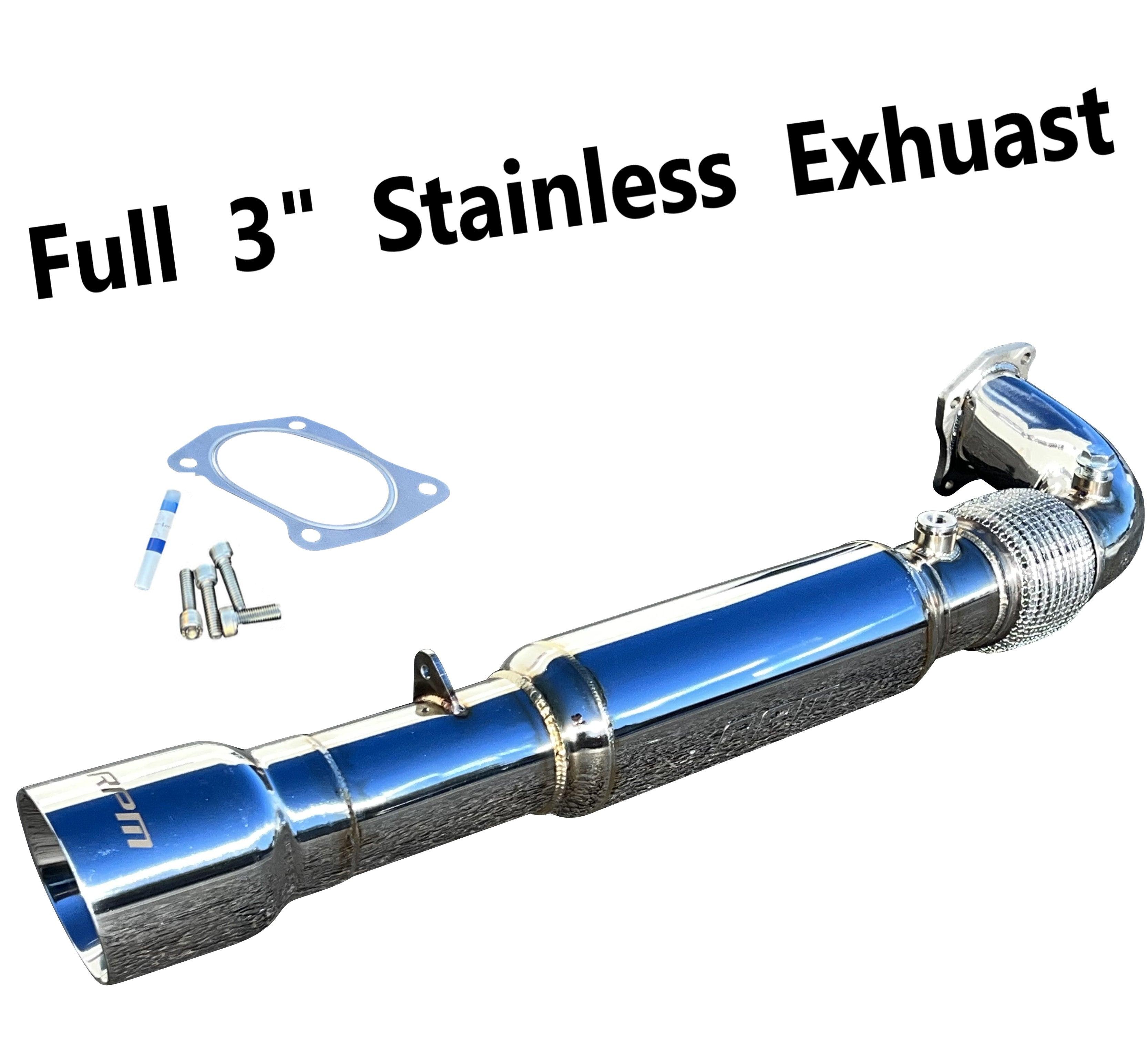 Photo of Turbo RZR Desert Series 3" Full Stainless Exhaust System. Fits XPT, Pro XP , Turbo R & S by RPM SXS - Premium Exhaust Systems & Components for UTVs / Side by Sides