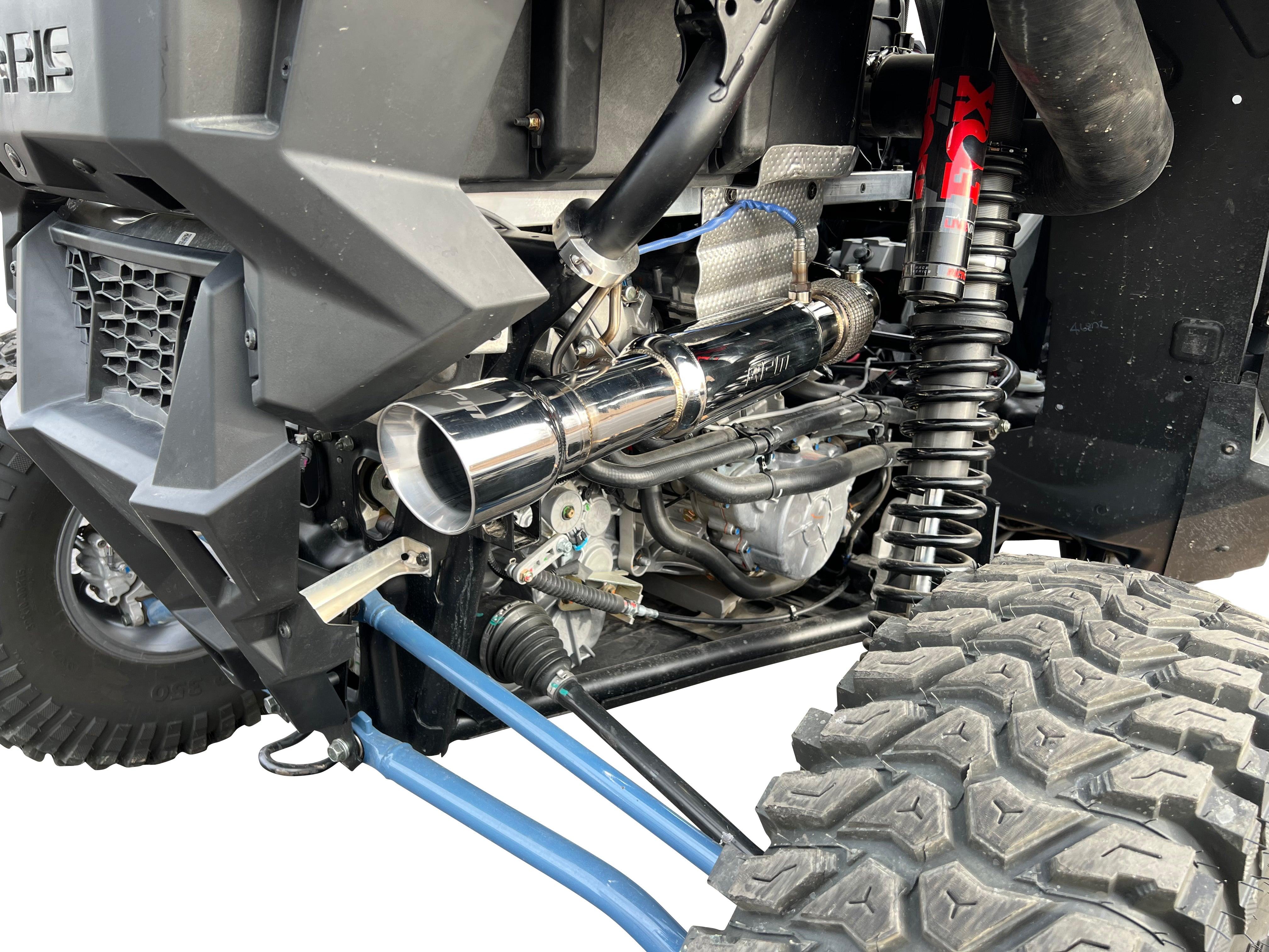 Photo of Turbo RZR Desert Series 3" Full Stainless Exhaust System. Fits XPT, Pro XP , Turbo R & S by RPM SXS - Premium Exhaust Systems & Components for UTVs / Side by Sides