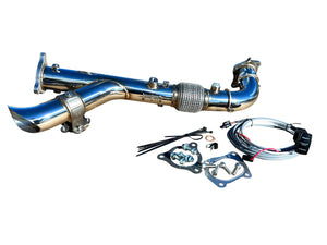 RPM-SxS RZR XPT Turbo Pro Xp & Turbo R 2.5" Captains Choice Electric Side Dump E-Valve Exhaust - R1 Industries