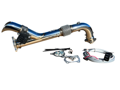 RPM-SxS RZR XPT Turbo Pro Xp & Turbo R 2.5" Captains Choice Electric Side Dump E-Valve Exhaust - R1 Industries