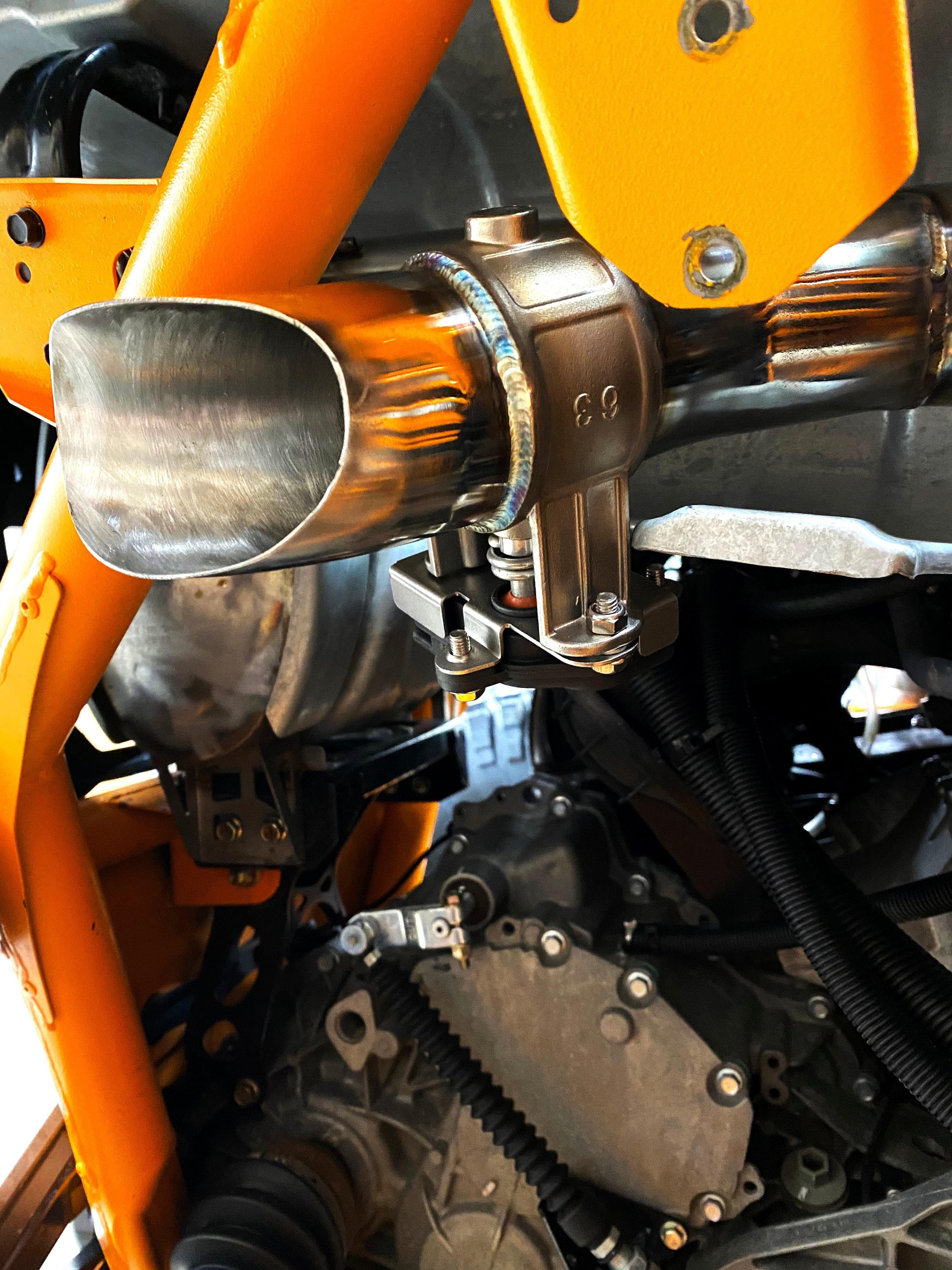 Photo of Can-Am Maverick X3 RPM-SxS Electronic Dump Valve Exhaust / Mid Pipe - E-Valve 2.5" by RPM SXS - Premium Exhaust Systems & Components for UTVs / Side by Sides