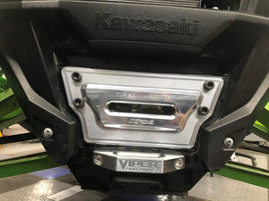Kawasaki KRX 1000 Billet Winch Plate with Integrated Rope Hawse (2020+) - R1 Industries
