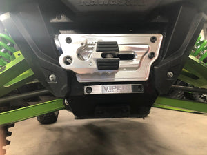 Kawasaki KRX 1000 Billet Winch Plate with Integrated Rope Hawse (2020+) - R1 Industries