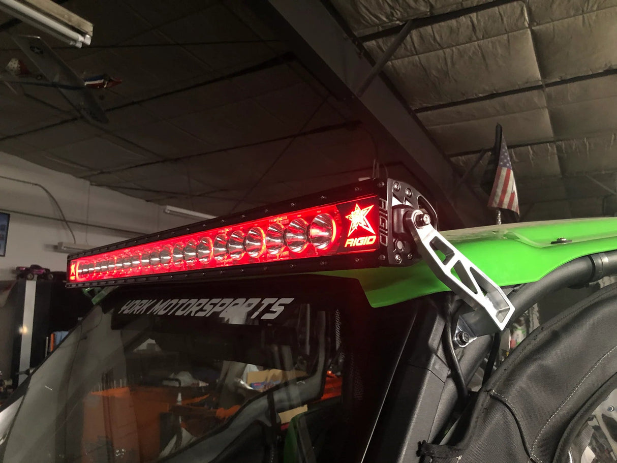Kawasaki KRX 1000 Billet Light Bar Mounts for Rigid 40" Light Bars