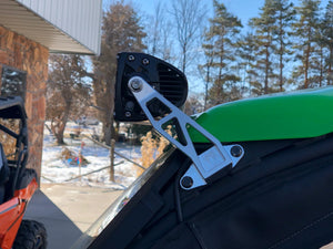 Kawasaki KRX 1000 Billet Light Bar Mounts for Rigid 40" Light Bars