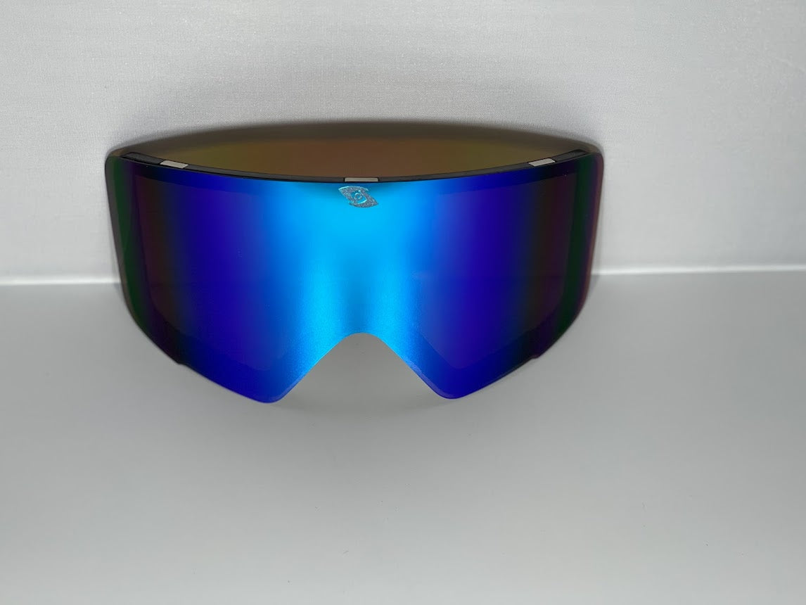 Photo of Goggles - White Frame / Blue Camo Strap by KnucKL-EyeZ - Premium Goggles for UTVs / Side by Sides