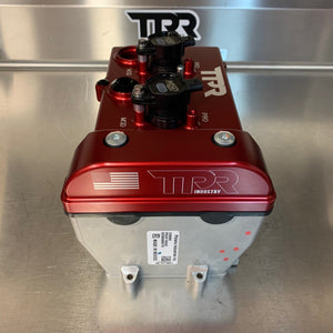 TPR016 - RED Billet Valve Cover W/Oilers - Turbo R / Pro XP