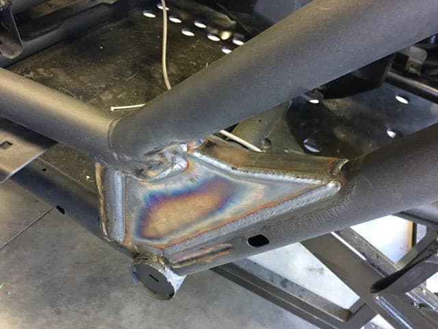 Can Am X3 2 seat Weld in frame gussets - R1 Industries