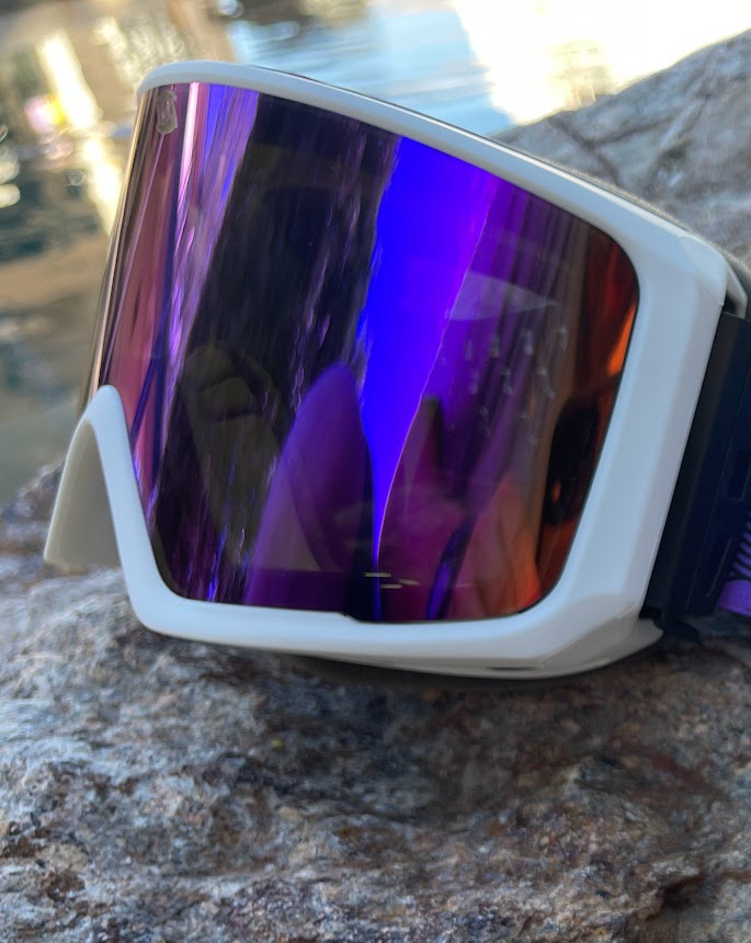 Photo of Goggles - White Frame / Blue Camo Strap by KnucKL-EyeZ - Premium Goggles for UTVs / Side by Sides