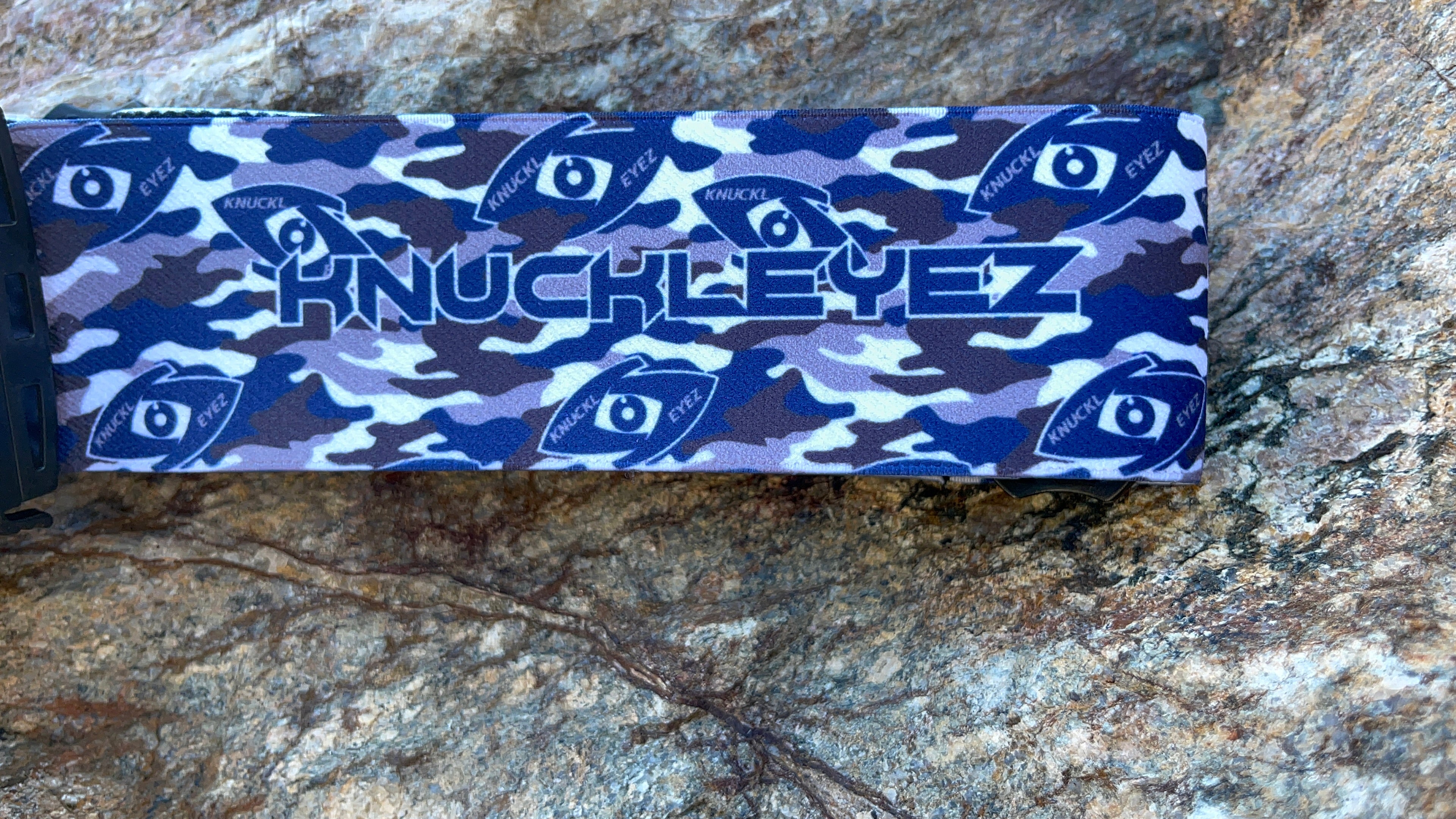 Photo of Goggles - White Frame / Blue Camo Strap by KnucKL-EyeZ - Premium Goggles for UTVs / Side by Sides