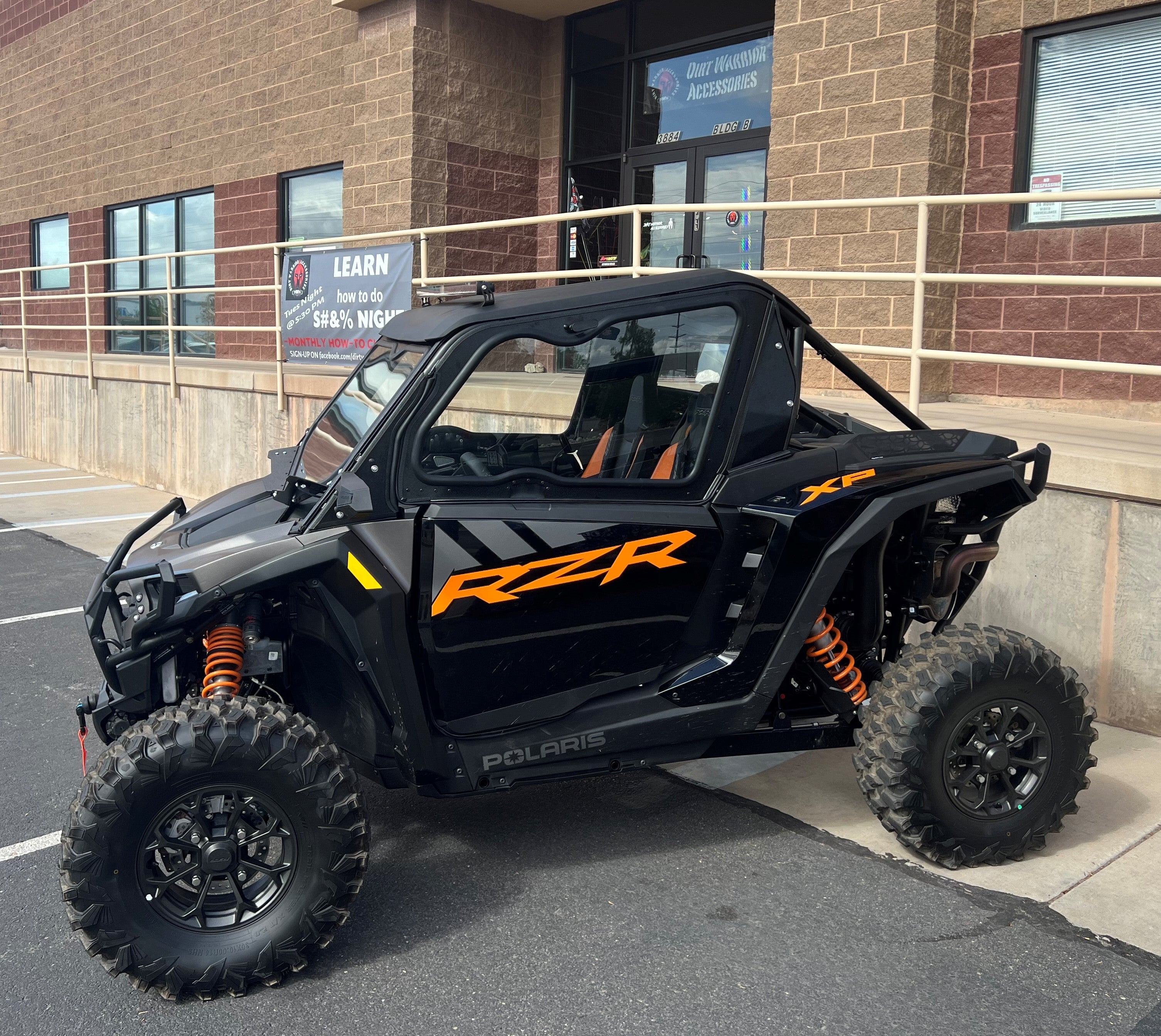 Photo of Polaris RZR 1000XP 2024 2-SEAT Cab Enclosure "THE VAULT" Upper Side Doors & Panels (Patent Pending) by Dirt Warrior Accessories - Premium Cab Enclosures for UTVs / Side by Sides