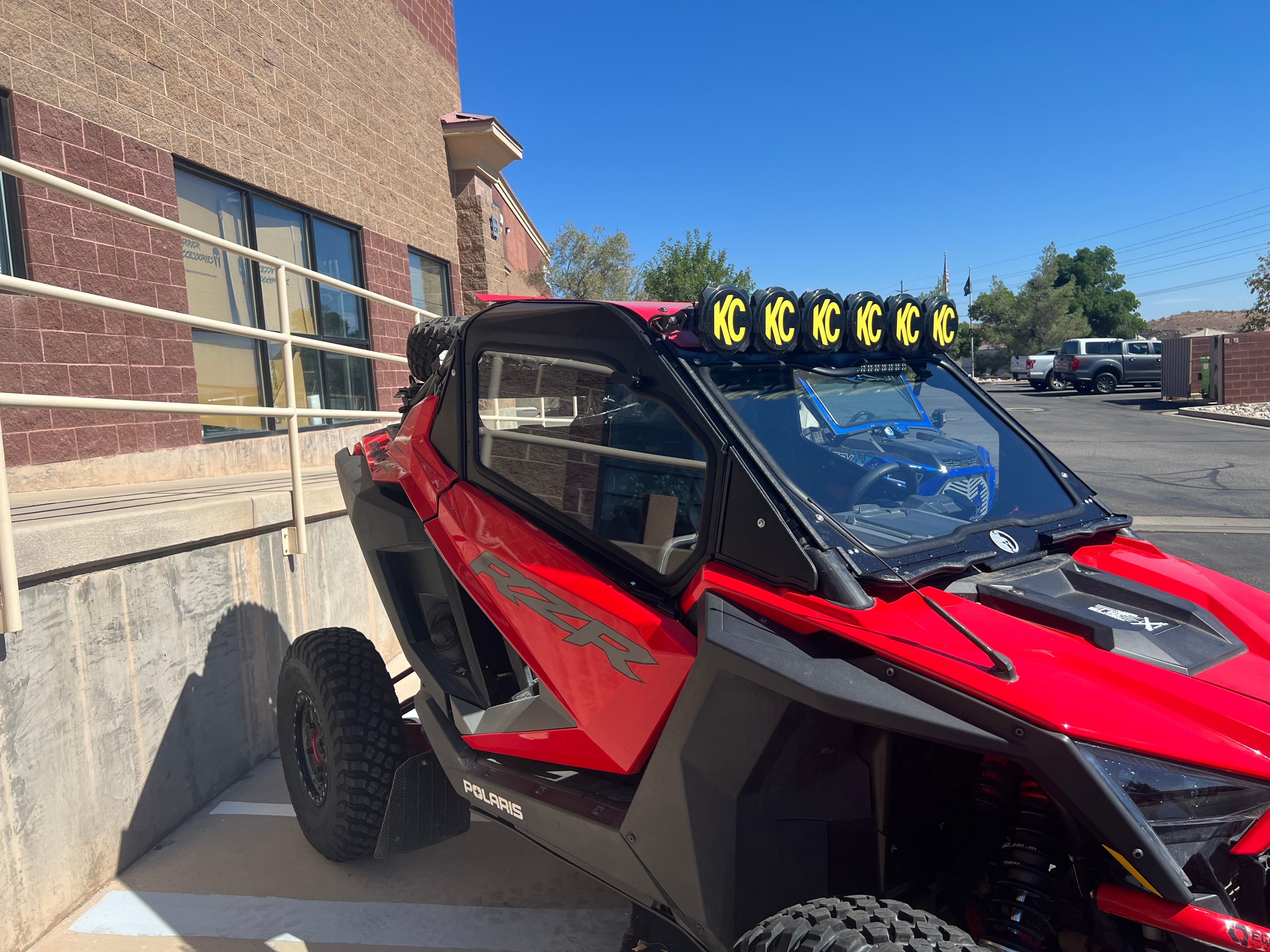 Photo of POLARIS RZR PRO XP/Turbo R 2-SEAT Cab Enclosure "THE VAULT" Upper Side Doors & Panels (Patent Pending) by Dirt Warrior Accessories - Premium Cab Enclosures for UTVs / Side by Sides