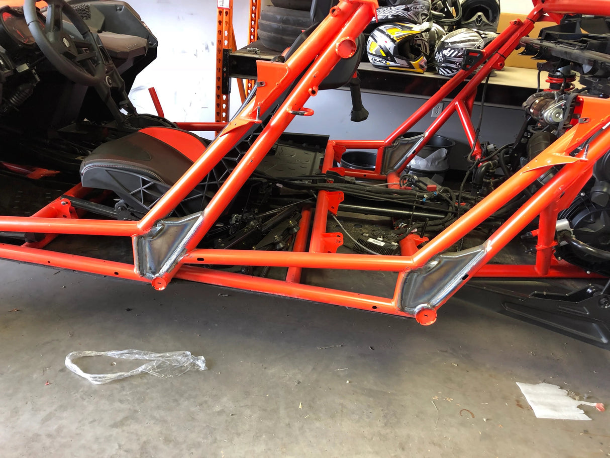 Can-Am Maverick X3 MAX Weld in frame gussets - R1 Industries