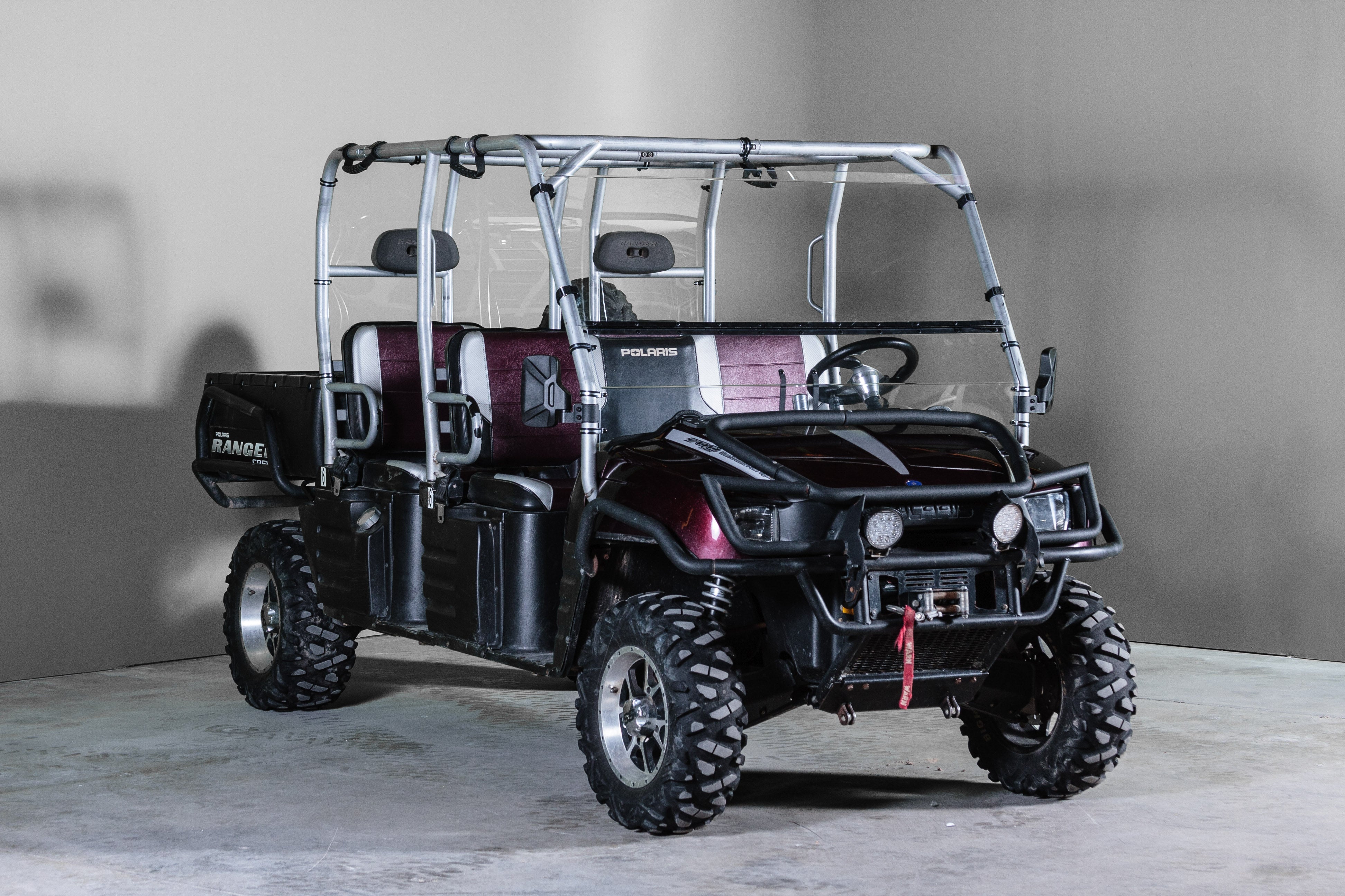 Photo of TERRARIDER POLARIS RANGER CREW (2003-2009) TILTING UTV WINDSHIELD - SCRATCH RESISTANT 3/16” by UTV Windshields - Premium Windshields for UTVs / Side by Sides