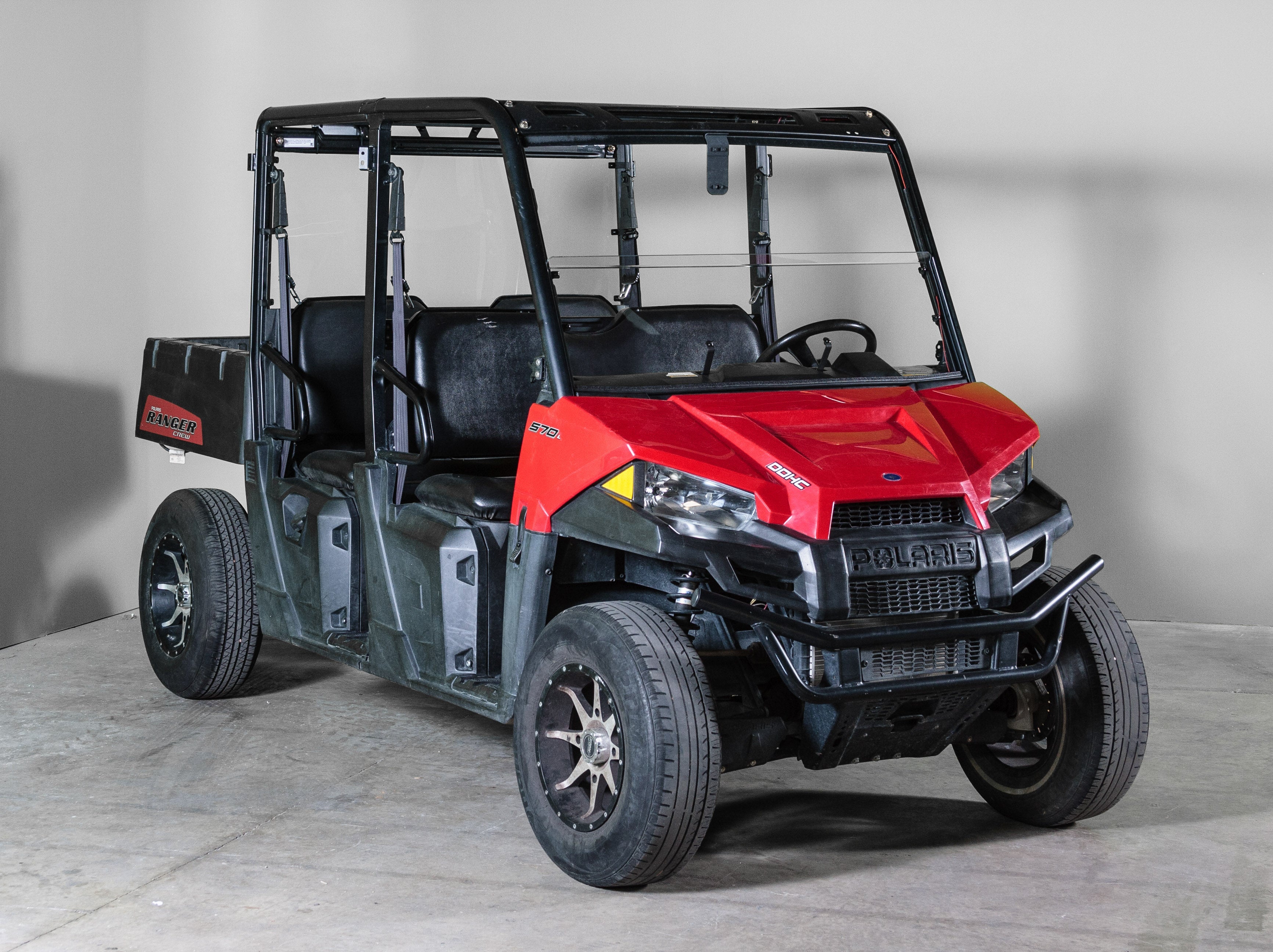 Photo of TERRARIDER POLARIS RANGER MID SIZE (2015-2021) HALF UTV WINDSHIELD - PRO FIT FRAME - STANDARD 3/16” by UTV Windshields - Premium Windshields for UTVs / Side by Sides