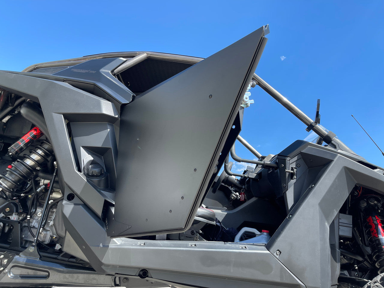 Photo of Aluminum Doors for RZR PRO XP, PRO R, TURBO R (Two Seat) by UTVZILLA - Premium Doors for UTVs / Side by Sides