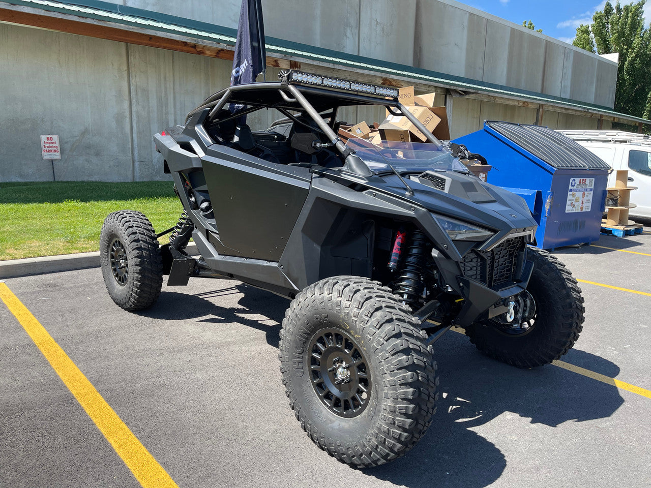 Photo of Aluminum Doors for RZR PRO XP, PRO R, TURBO R (Two Seat) by UTVZILLA - Premium Doors for UTVs / Side by Sides