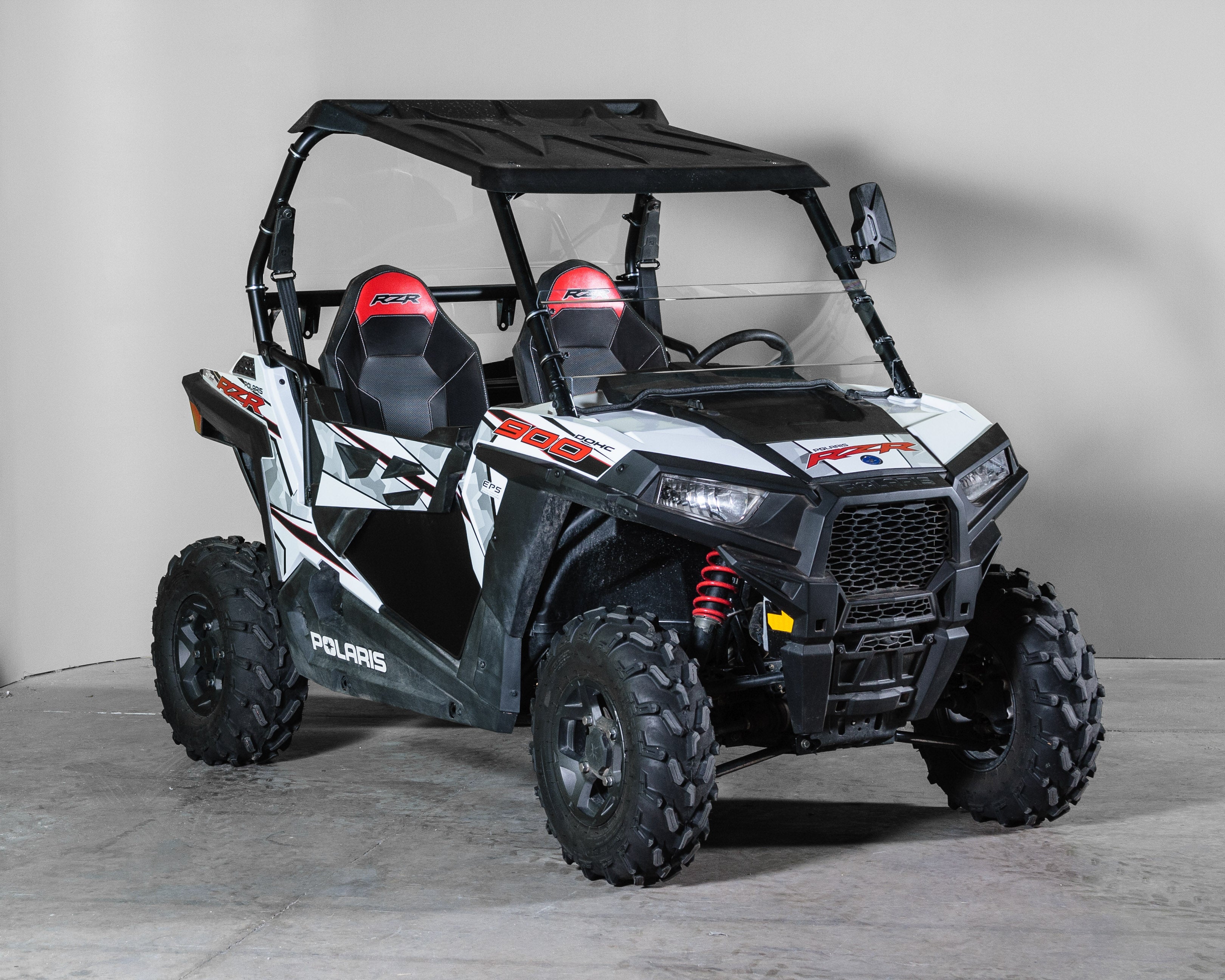 Photo of TERRARIDER POLARIS RZR 900 (2015-2020) / 1000 (2018 & OLDER) HALF UTV WINDSHIELD - SCRATCH RESISTANT 1/4” by UTV Windshields - Premium Windshields for UTVs / Side by Sides