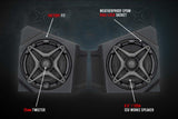 Kawasaki KRX1000 2-Seater 3-Speaker SSV Works Audio-Kit (2020-2023) - R1 Industries