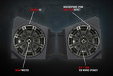 Kawasaki KRX1000 2-Seater Phase X 5-Speaker Kicker Audio-Kit (2020-2023) - R1 Industries