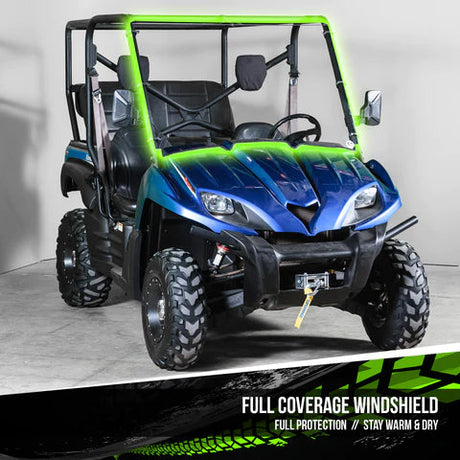 Photo of Kawasaki Teryx 3/16" Standard Full UTV Windshield (2009 & Older) by UTV Windshields - Premium Windshields for UTVs / Side by Sides