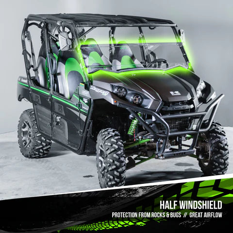 Kawasaki Teryx Half UTV Windshield 2 & 4 Seat (2016+) - UTV Parts