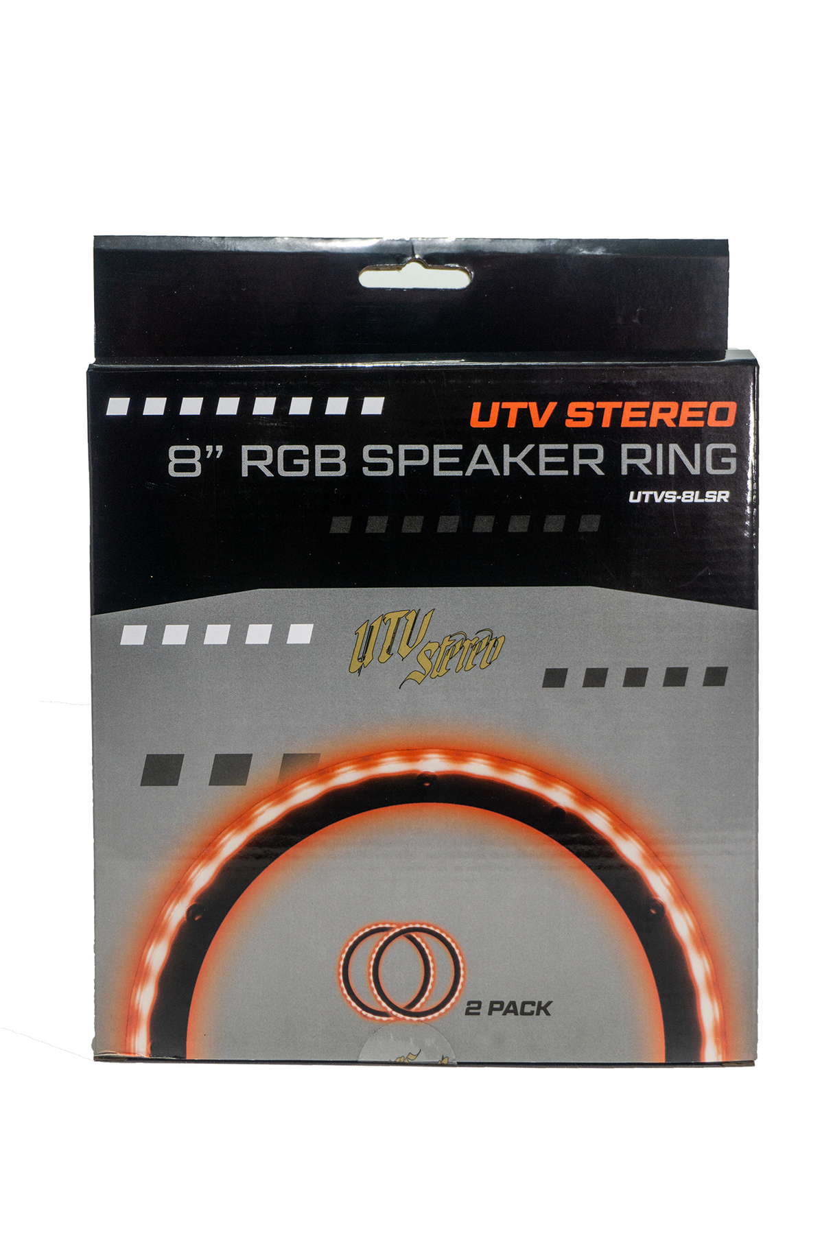 8" RGB LED Speaker Rings (Pair) |  R1 Industries | UTV Stereo.