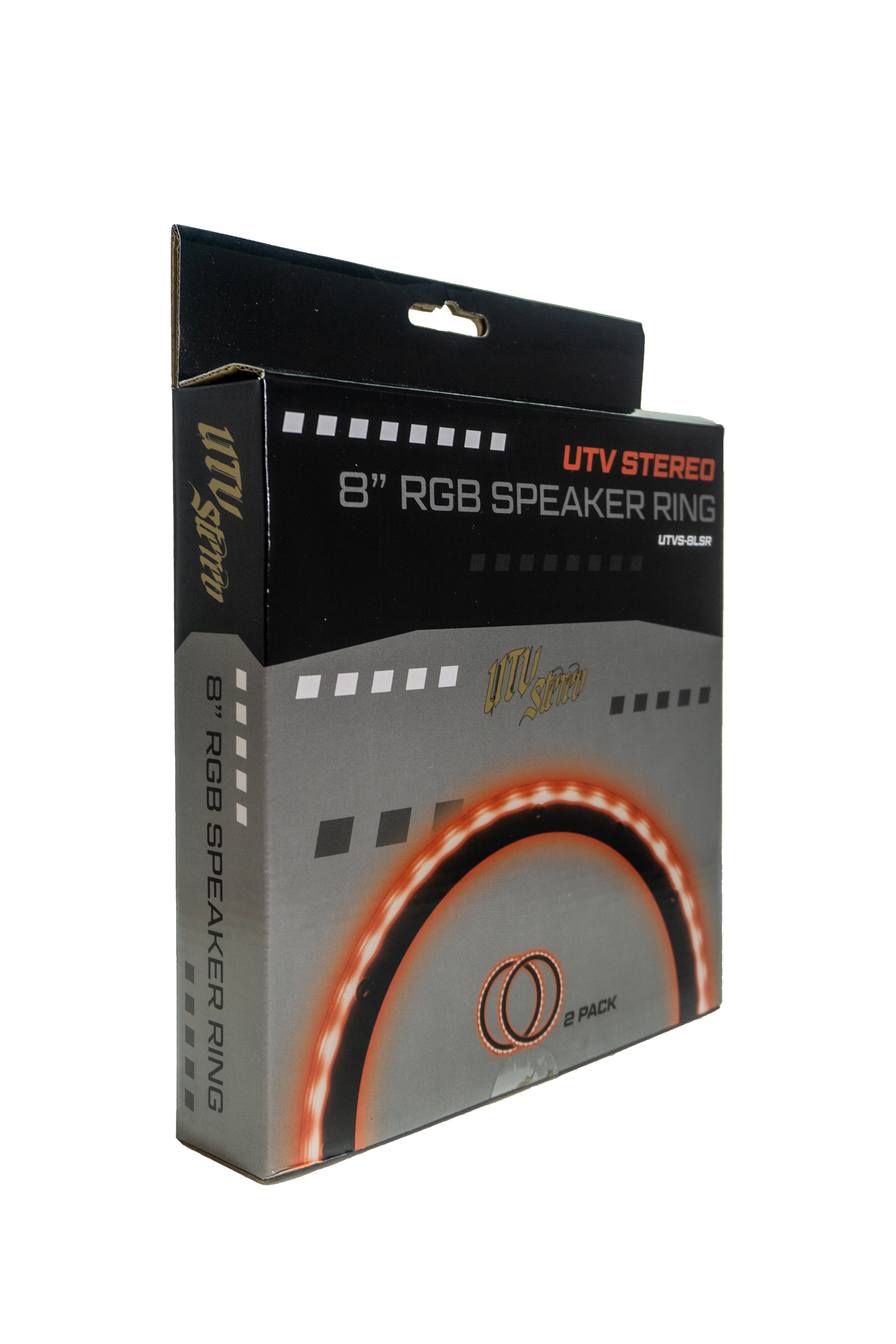 Photo of 8" RGB LED Speaker Rings (Pair) by UTV Stereo - Premium Audio for UTVs / Side by Sides