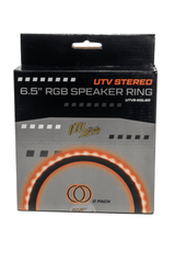 6.5" RGB LED Speaker Rings (Pair) |  R1 Industries | UTV Stereo.