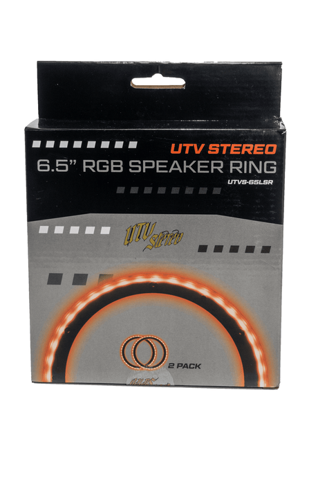 6.5" RGB LED Speaker Rings (Pair) |  R1 Industries | UTV Stereo.