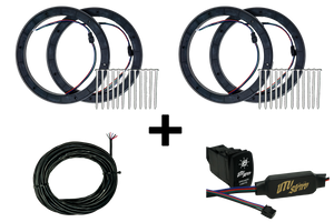 8" RGB LED Speaker Rings (Pair) |  R1 Industries | UTV Stereo.
