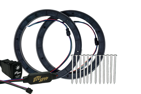8" RGB LED Speaker Rings (Pair) |  R1 Industries | UTV Stereo.