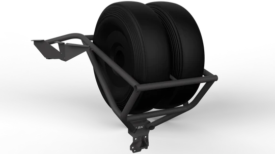 Photo of Can-Am X3 WIY Dual Spare Tire Carrier by LSK - Premium Spare Tire Mounts for UTVs / Side by Sides