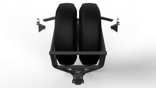 Photo of Can-Am X3 WIY Dual Spare Tire Carrier by LSK - Premium Spare Tire Mounts for UTVs / Side by Sides
