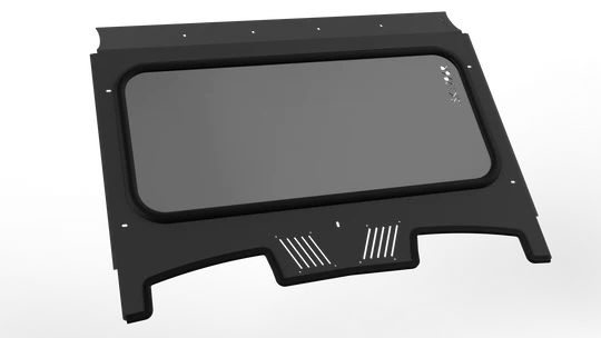 Photo of 2019+ RZR XP1K 2 SEAT RADIUS WINDSHIELD KIT by LSK - Premium Windshields for UTVs / Side by Sides