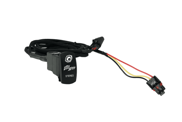 RZR® Pro Series Low Current Harness + Rocker Switch & Pulse Bar Plug |  R1 Industries | UTV Stereo.