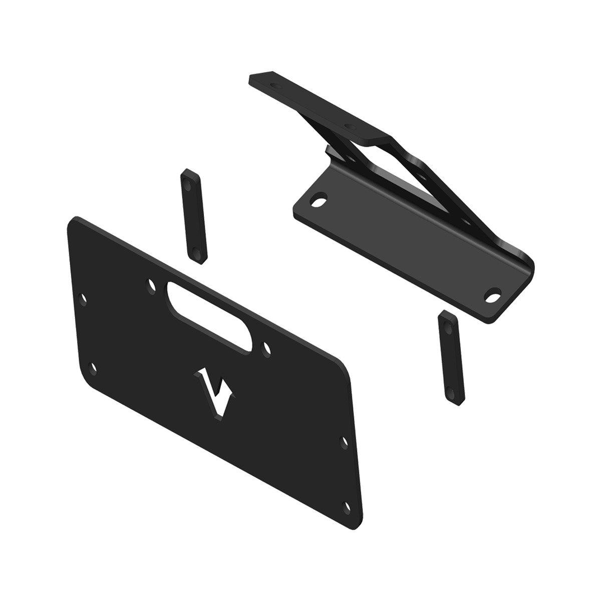Photo of Yamaha YXZ UTV Winch Mount Plate (2016+) by Motoalliance - Premium Winches & Winch Mounts for UTVs / Side by Sides