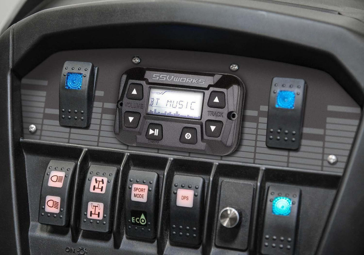 Photo of SSV Works SSV Universal Bluetooth Media-Controller with LCD-Display by SSV Works - Premium Audio for UTVs / Side by Sides