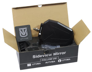 Round Mount UTVMA Side View Mirrors