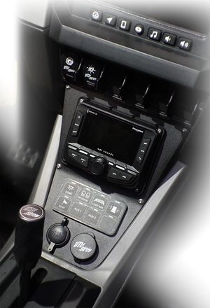 RZR® Pro Series Head Unit Mount |  R1 Industries | UTV Stereo.