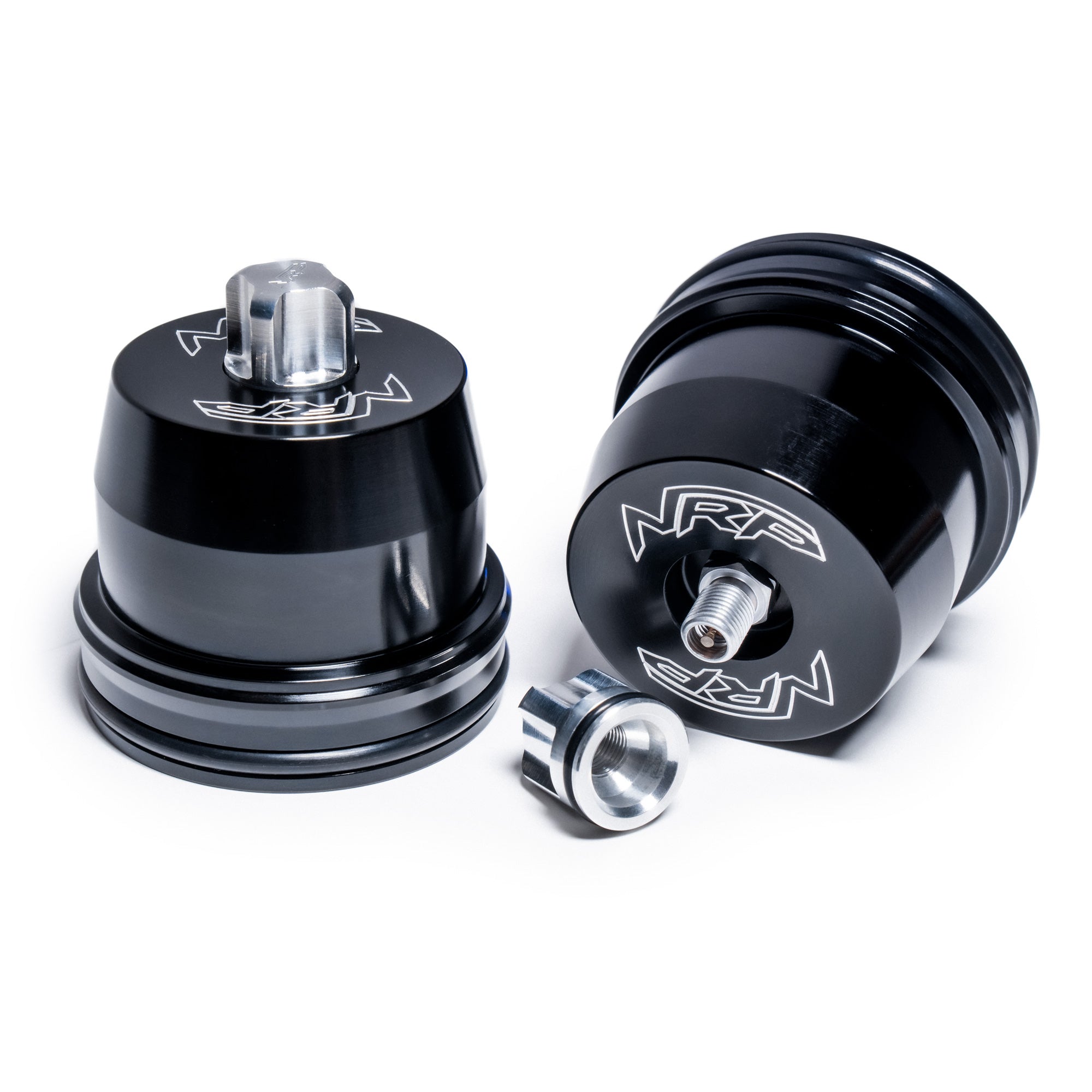 Photo of FOX Gen 2, 2.5 Shock Reservoir HV End Caps by Nitro Racing Parts - Premium Shocks, Springs, & Accessories for UTVs / Side by Sides