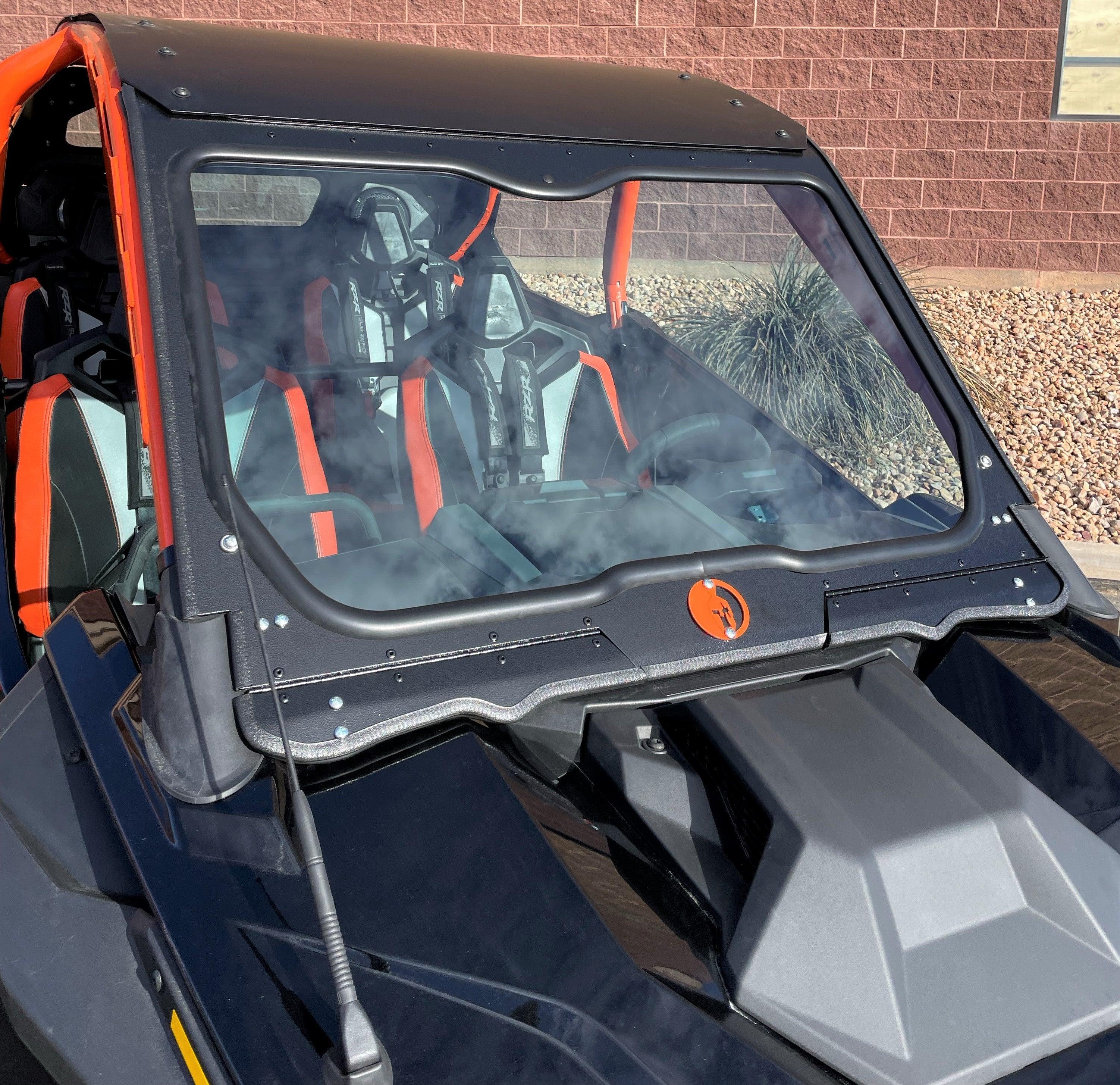Photo of Polaris RZR Pro R Front Windshield (2022+) by Dirt Warrior Accessories - Premium Windshields for UTVs / Side by Sides