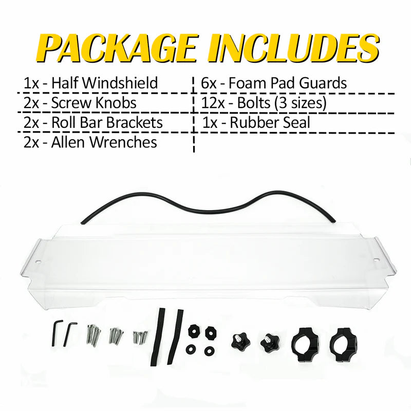 Photo of Polaris RZR XP 1000/900 Half Windshield (2014-2018) by XPRITE - Premium Windshields for UTVs / Side by Sides