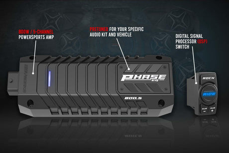 Polaris RZR 5-Speaker Plug-&-Play System for Ride Command (2014-2023) - R1 Industries